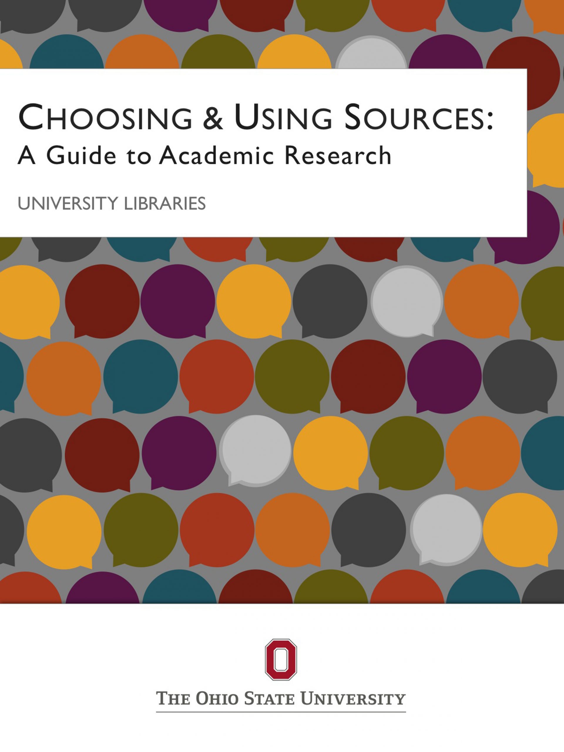 Cover image for Choosing & Using Sources: A Guide to Academic Research, 1st Canadian Edition